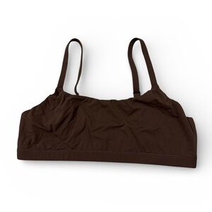 SKIMS Brown Bralette- Large